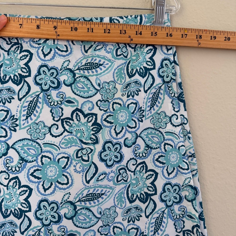 RipSkirt Floral Hawaii Wrap Skirt Medium- Lenght 2 Seaglass Florals Paisley - Picture 9 of 15